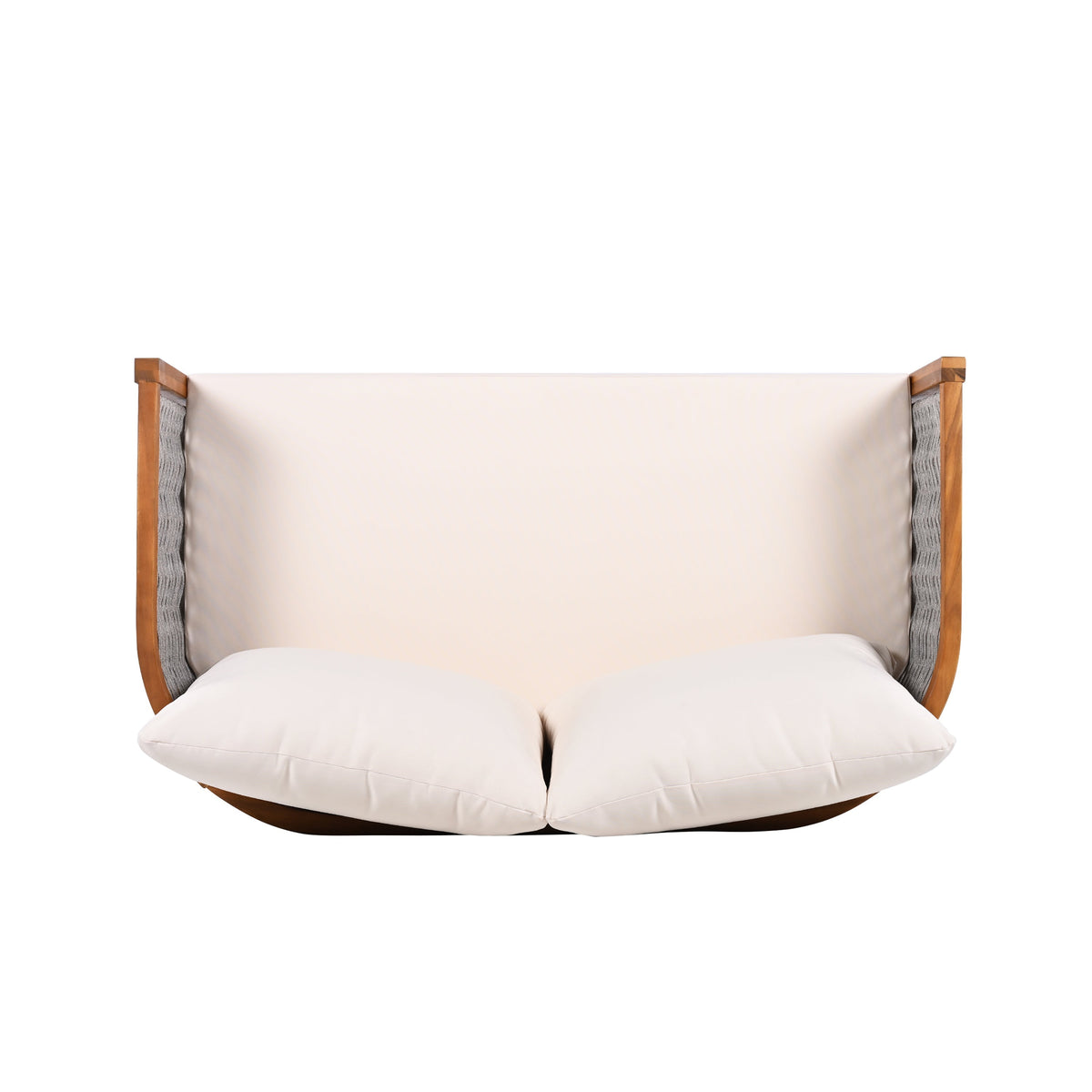 Outdoor Unique Tub Design 4-Seat Sofa Set with Woven Rope