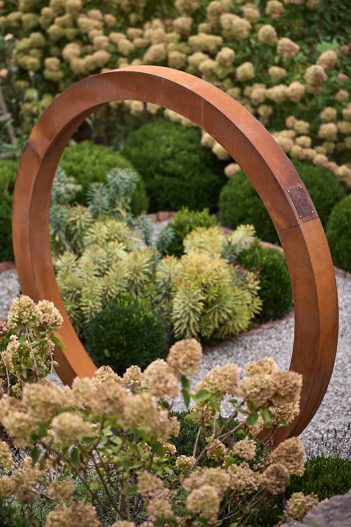 Corten Steel Moongate Garden Archway