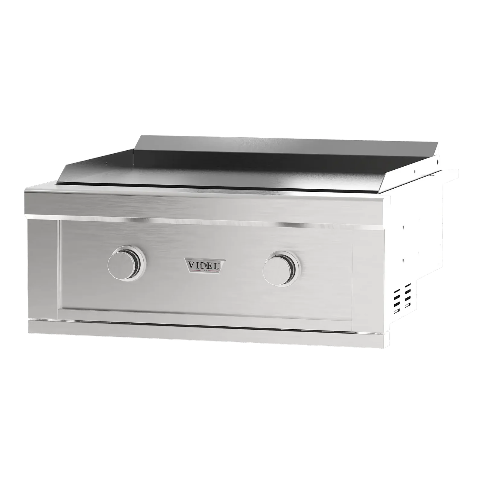 Professional-grade griddle plate on Videl USA Gran Plancha I