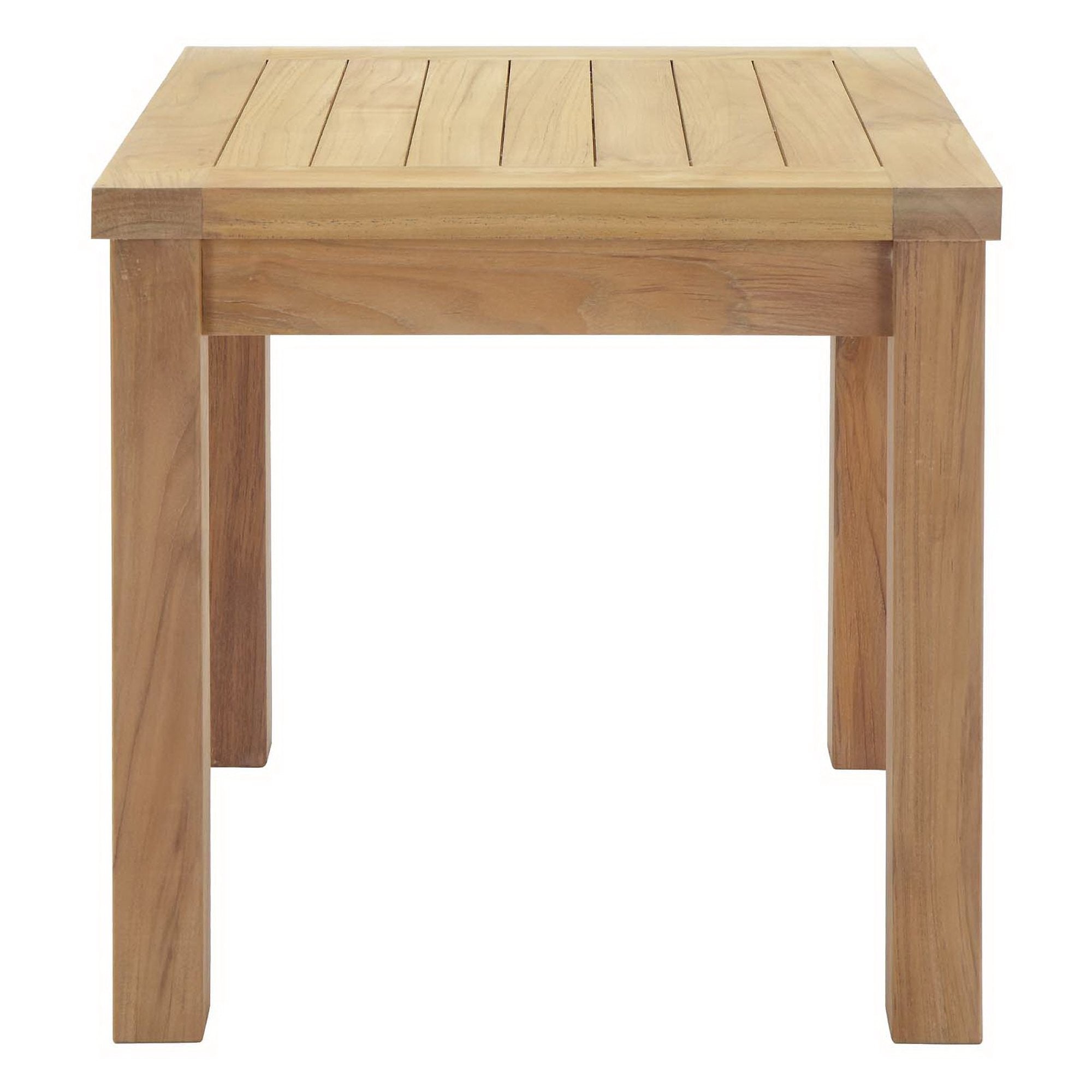 Marina Outdoor Patio Teak Side Table by Modway