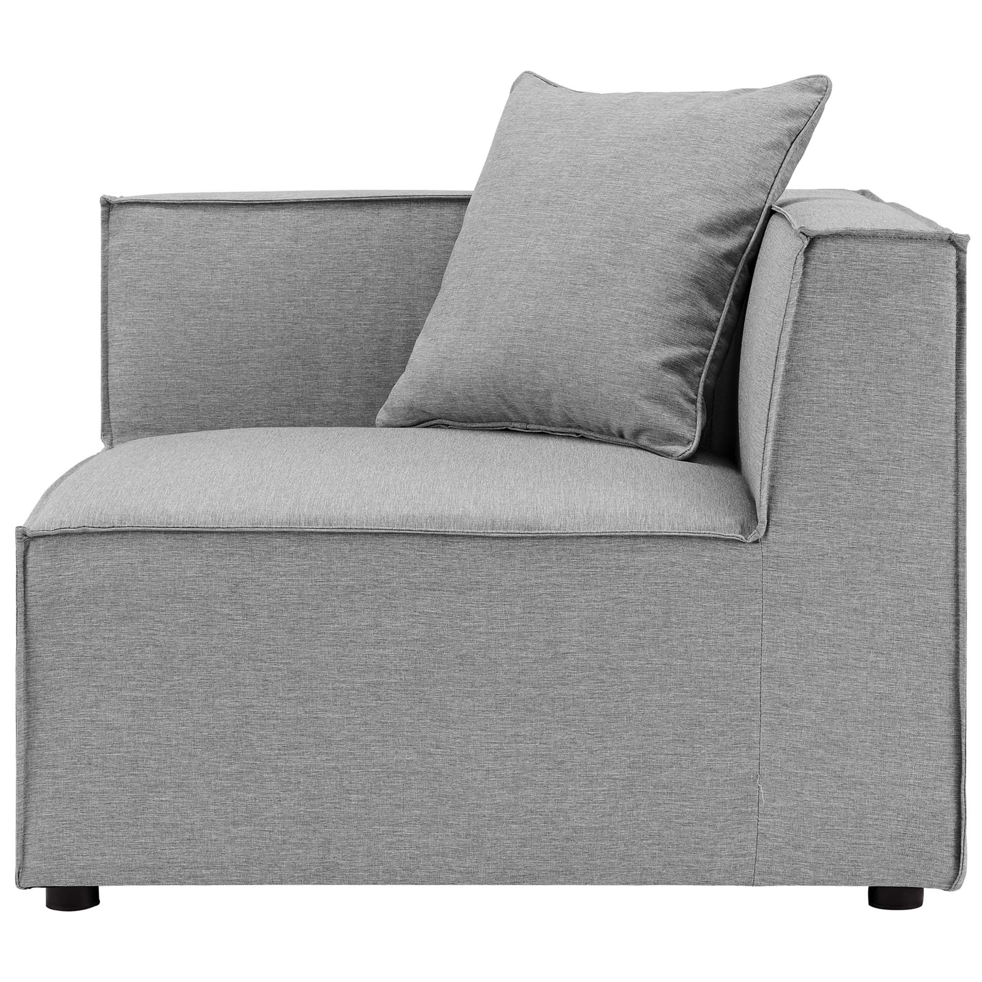 Saybrook 2-Piece Outdoor Patio Upholstered Sectional Sofa Loveseat by Modway