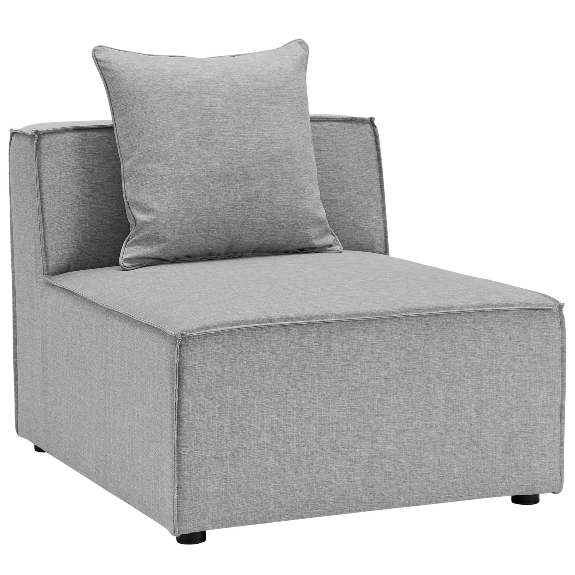 Saybrook 5-Piece Outdoor Patio Upholstered Sectional Sofa by Modway