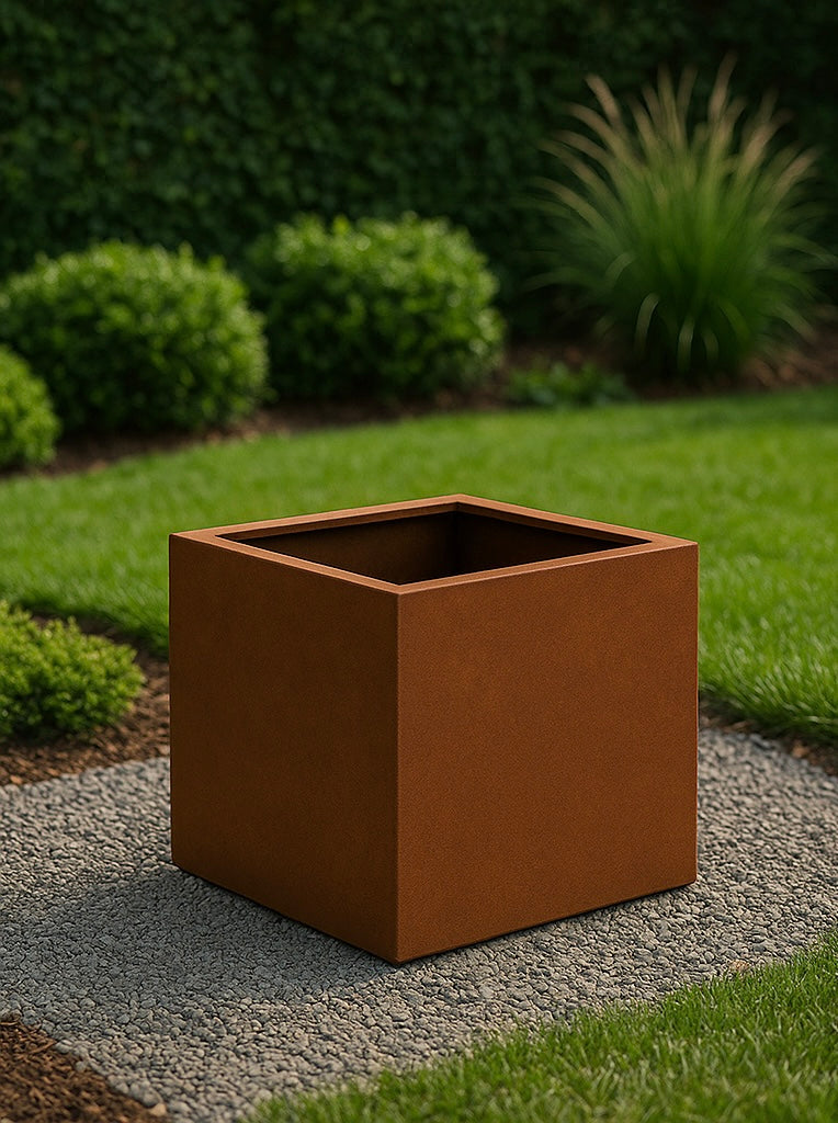 Square Steel Planters