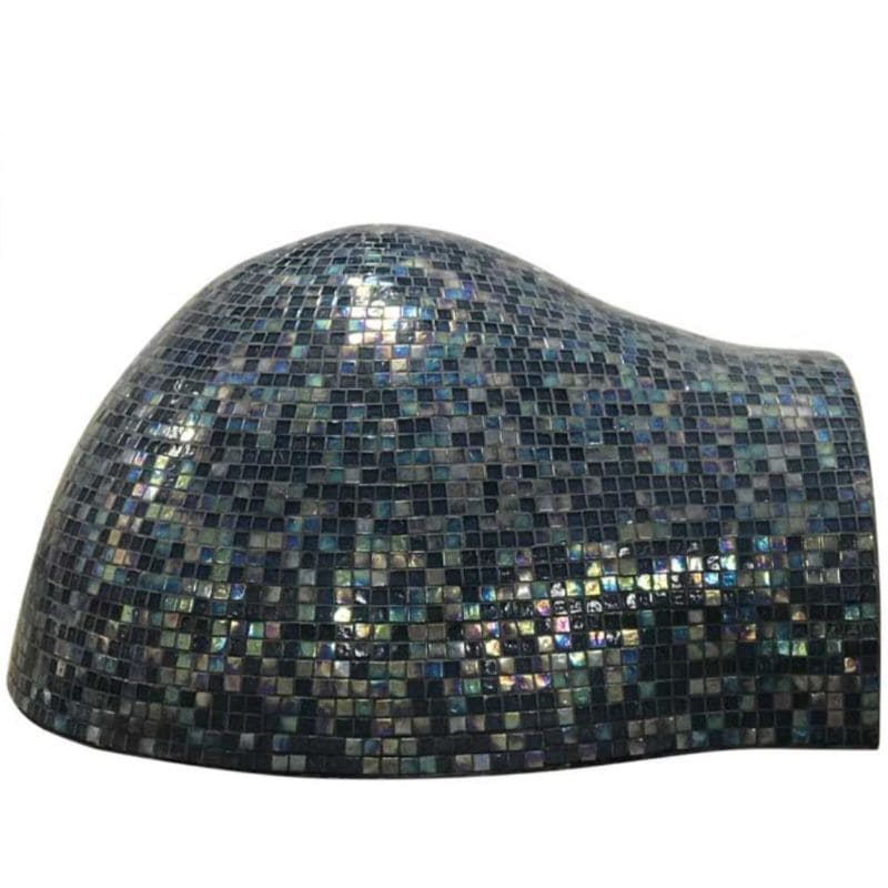 HPC Fire Forno de Pizza oven with Pool Blue mosaic tile finish