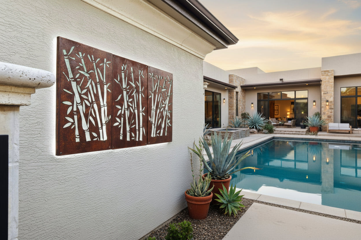 Laser-Cut Bamboo Panel - FREE SHIPPING
