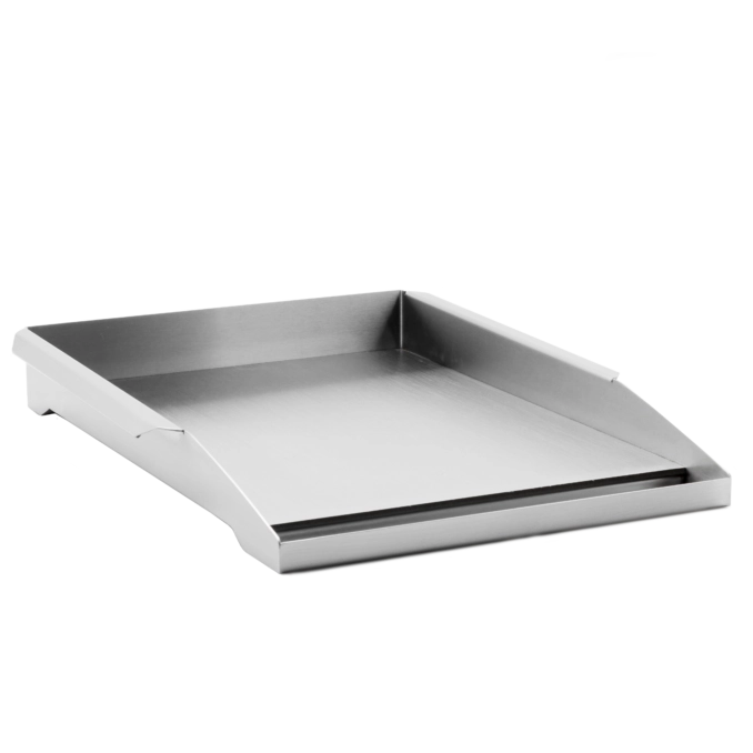 TrueFlame 14-Inch x 17.5-Inch stainless steel griddle plate with integrated grease trap – TF-GP-14