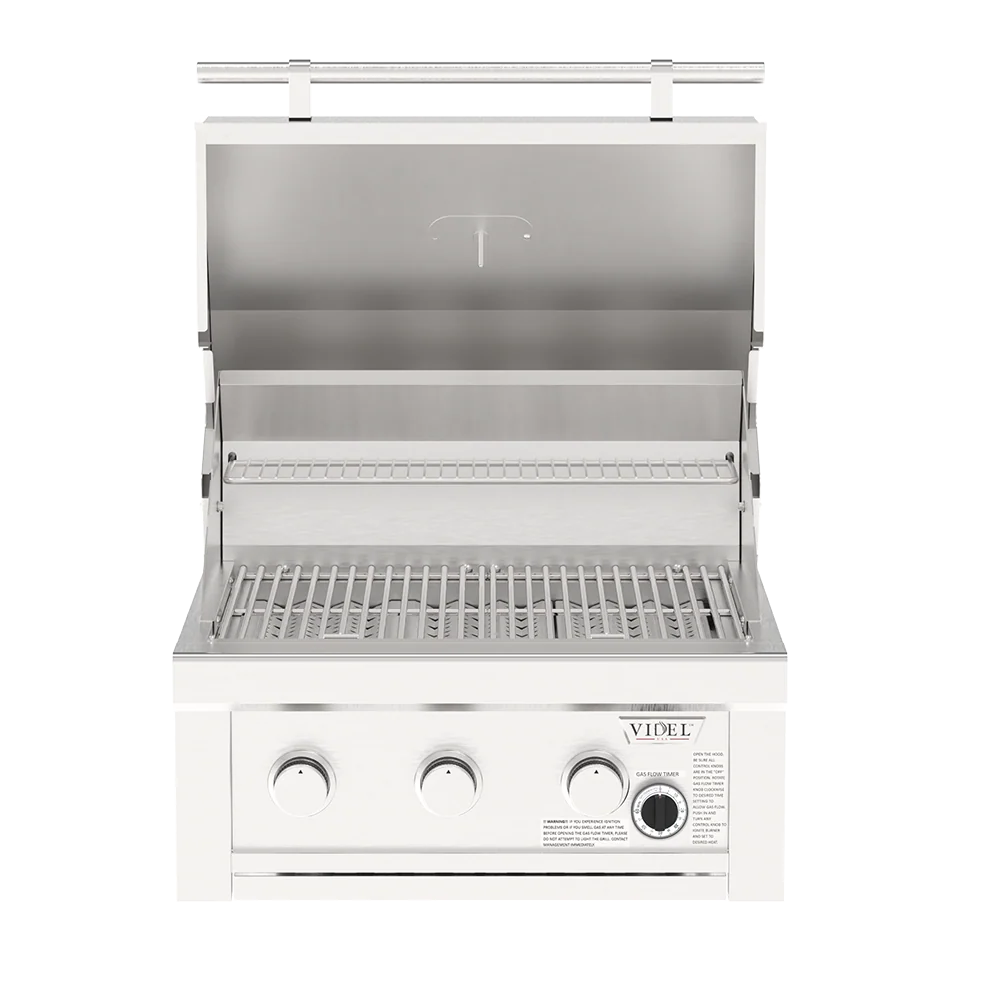 Videl USA 26-Inch Commercial Series 3-Burner Built-In Gas Grill Front View