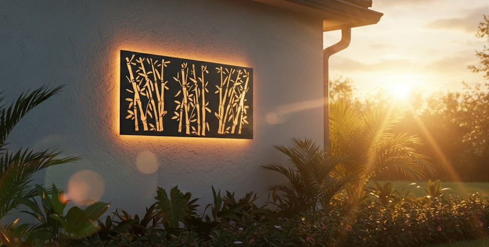 Laser-Cut Bamboo Panel - FREE SHIPPING