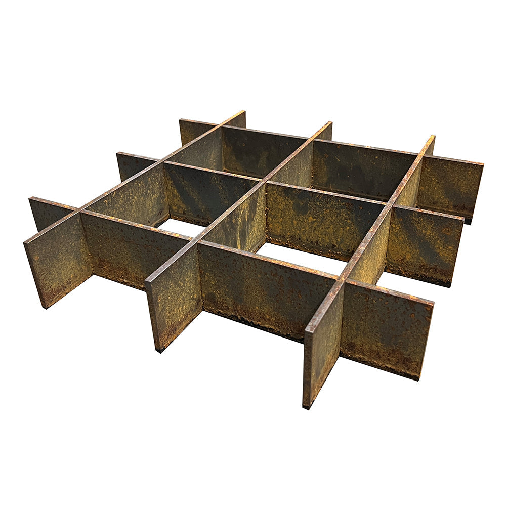 Corten Steel Firepit Grates - FREE SHIPPING
