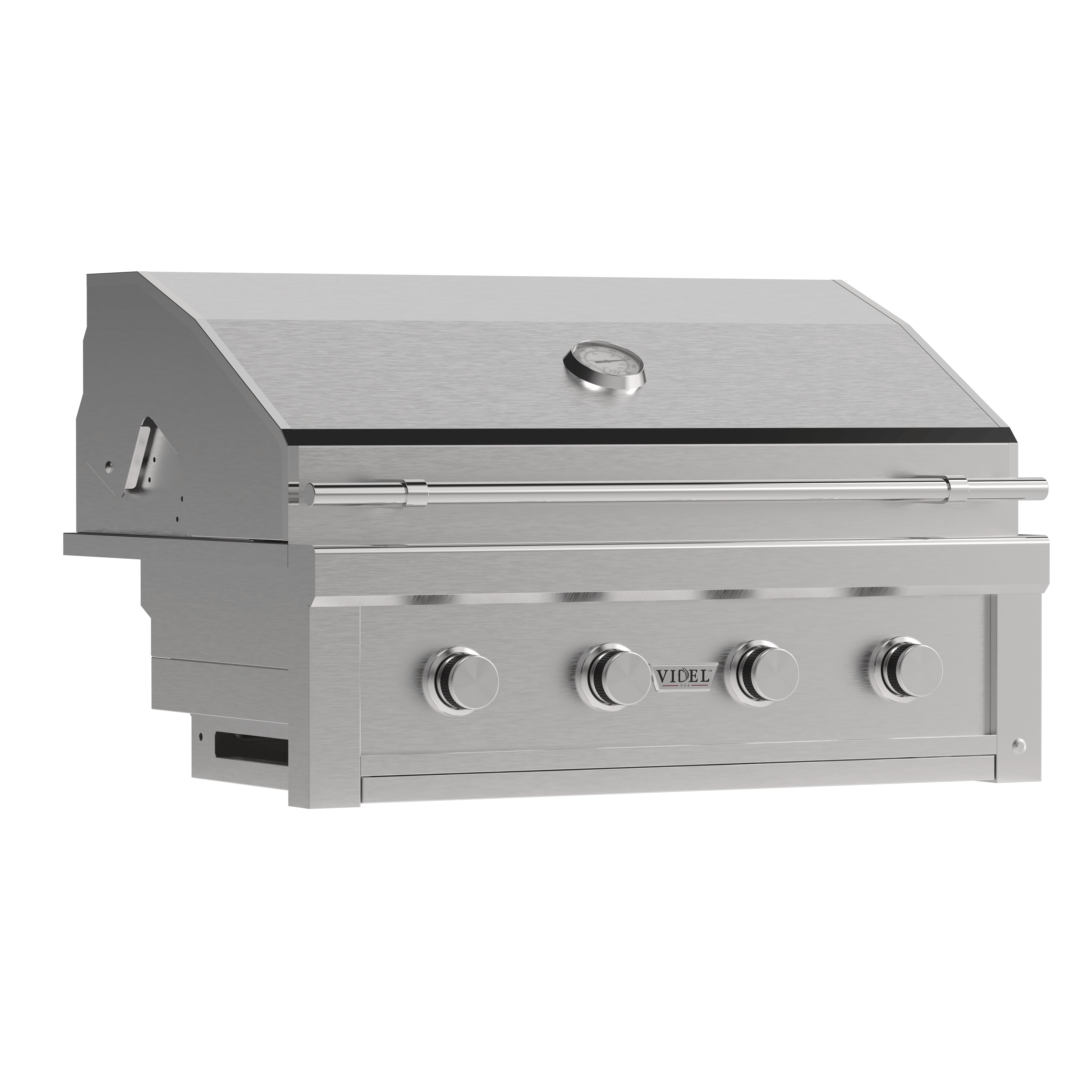 Videl USA Gran Fuego 36-Inch 4-Burner Built-In Gas Grill in premium 304 stainless steel
