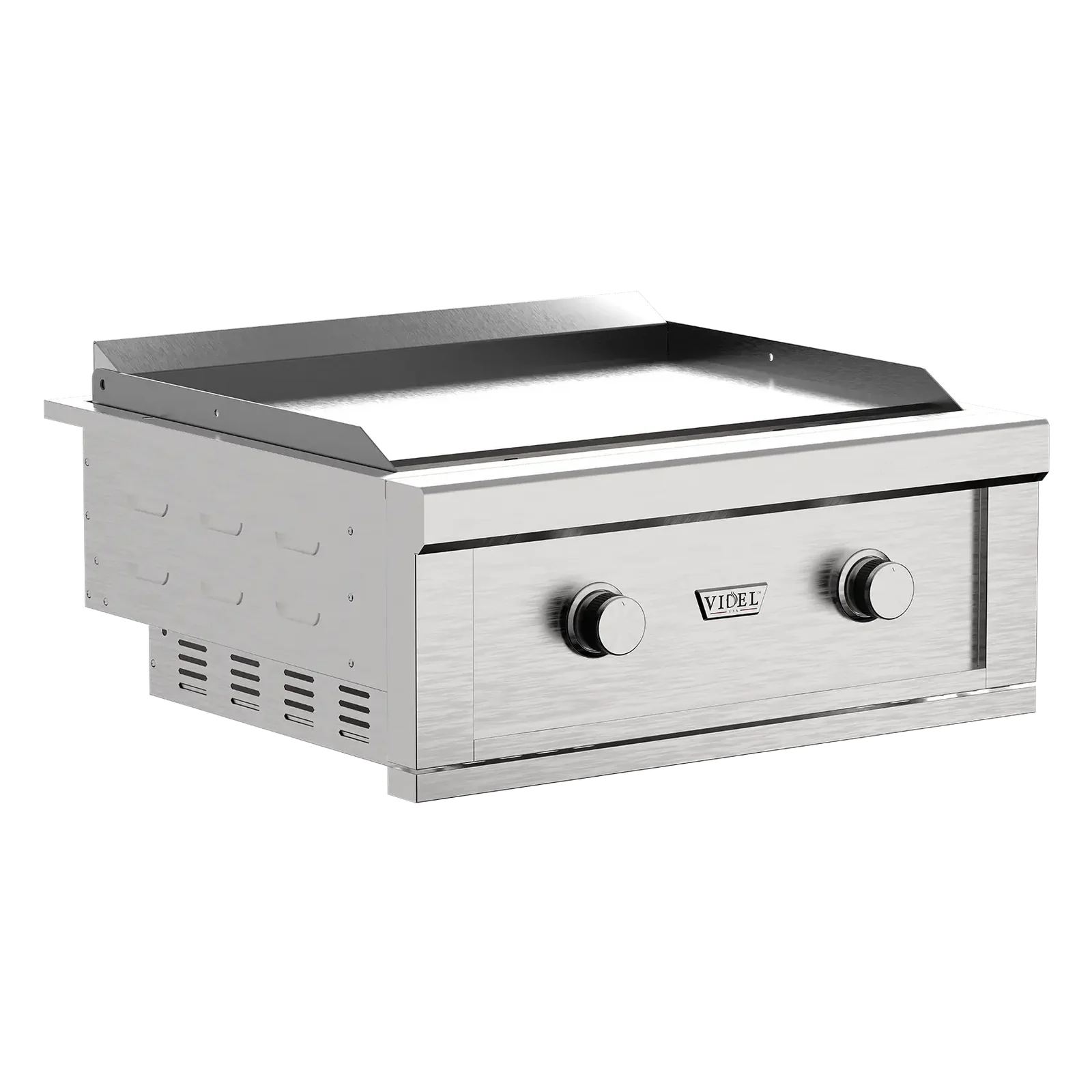 30-inch built-in outdoor flat top gas griddle cooking breakfast foods