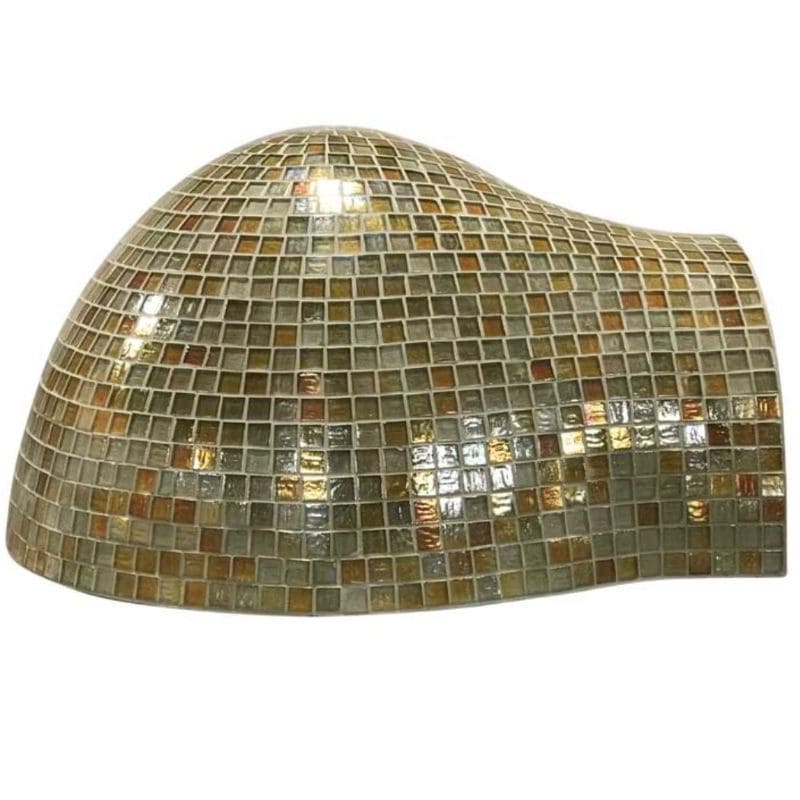 HPC Fire Forno de Pizza Villa Series built-in pizza oven in Copper mosaic finish
