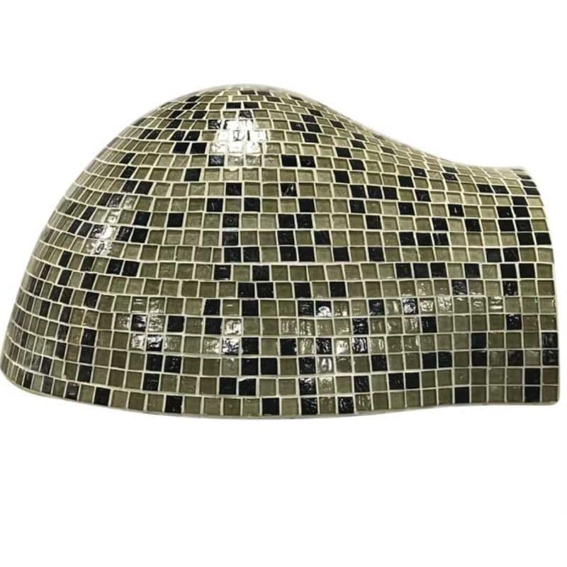 HPC Fire Forno de Pizza Villa Series built-in pizza oven in Retro mosaic finish