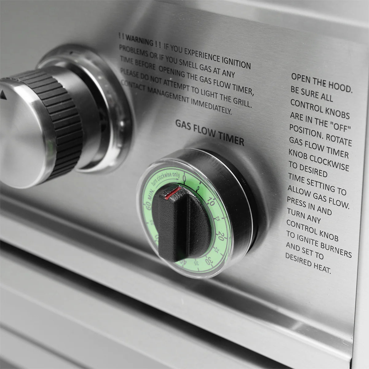 Videl USA Commercial Series Grill CoolTouch Control Knobs and Built-In Timer