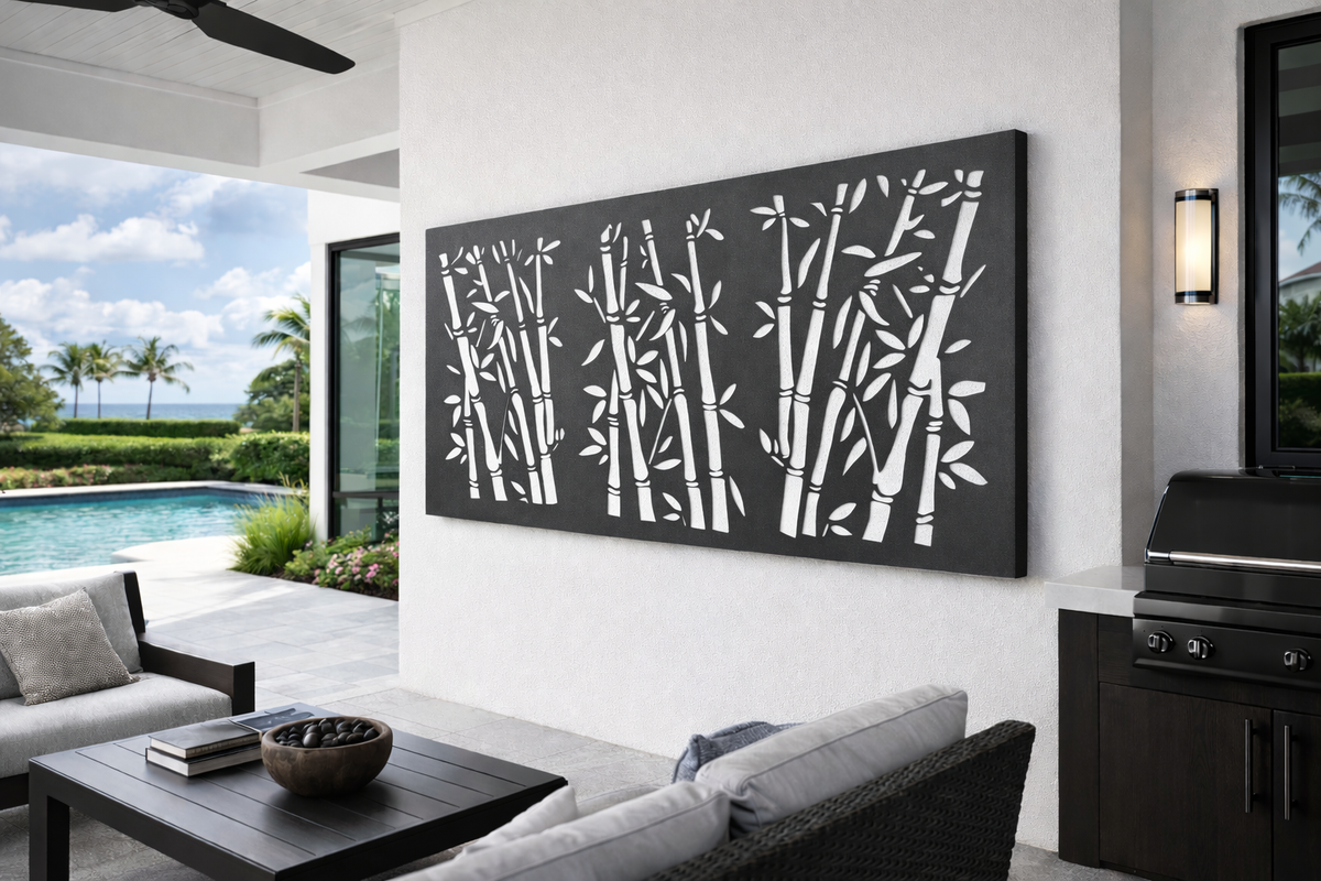 Laser-Cut Bamboo Panel - FREE SHIPPING
